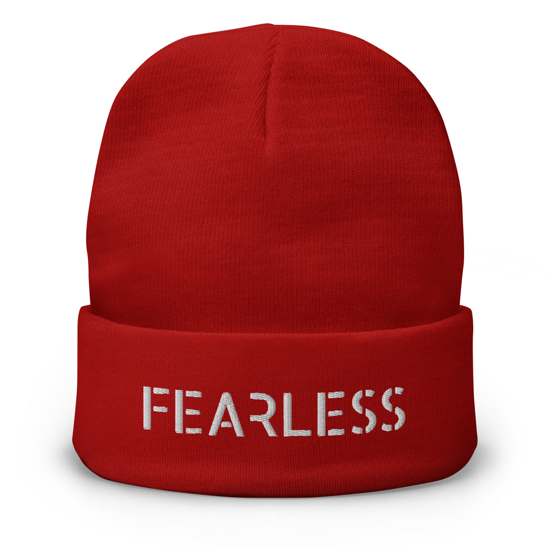Bonnet FEARLESS 3D broderie – Pour une femme audacieuse et déterminée