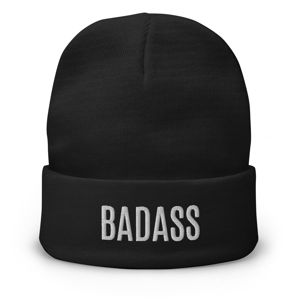 Bonnet femme brodé 3D BADASS – pour affirmer ta résilience