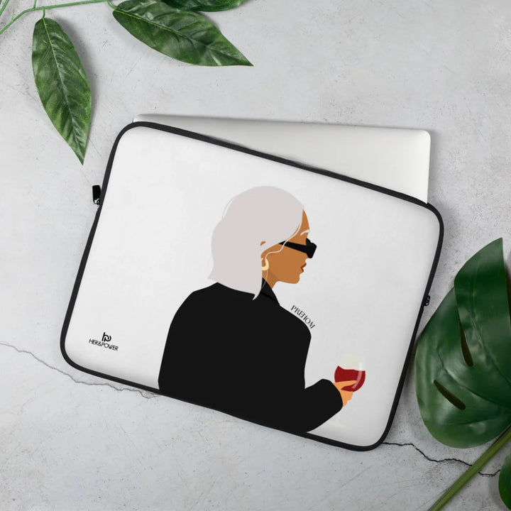 Housse ordinateur personnalisée Avatar Boss avec prénom