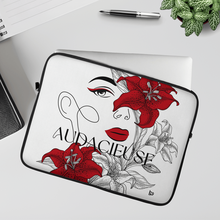 Housse ordinateur portable AUDACIEUSE – Protection néoprène