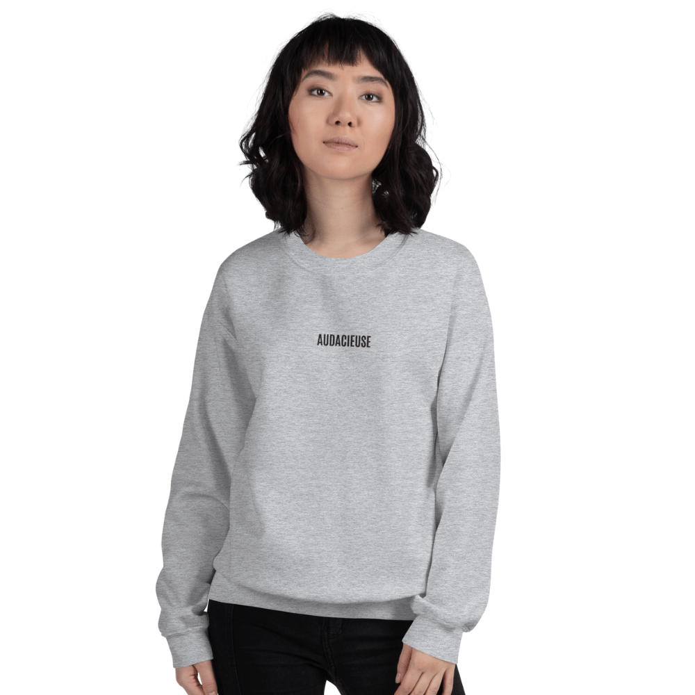 Sweat AUDACIEUSE femme – Design élégant et message inspirant