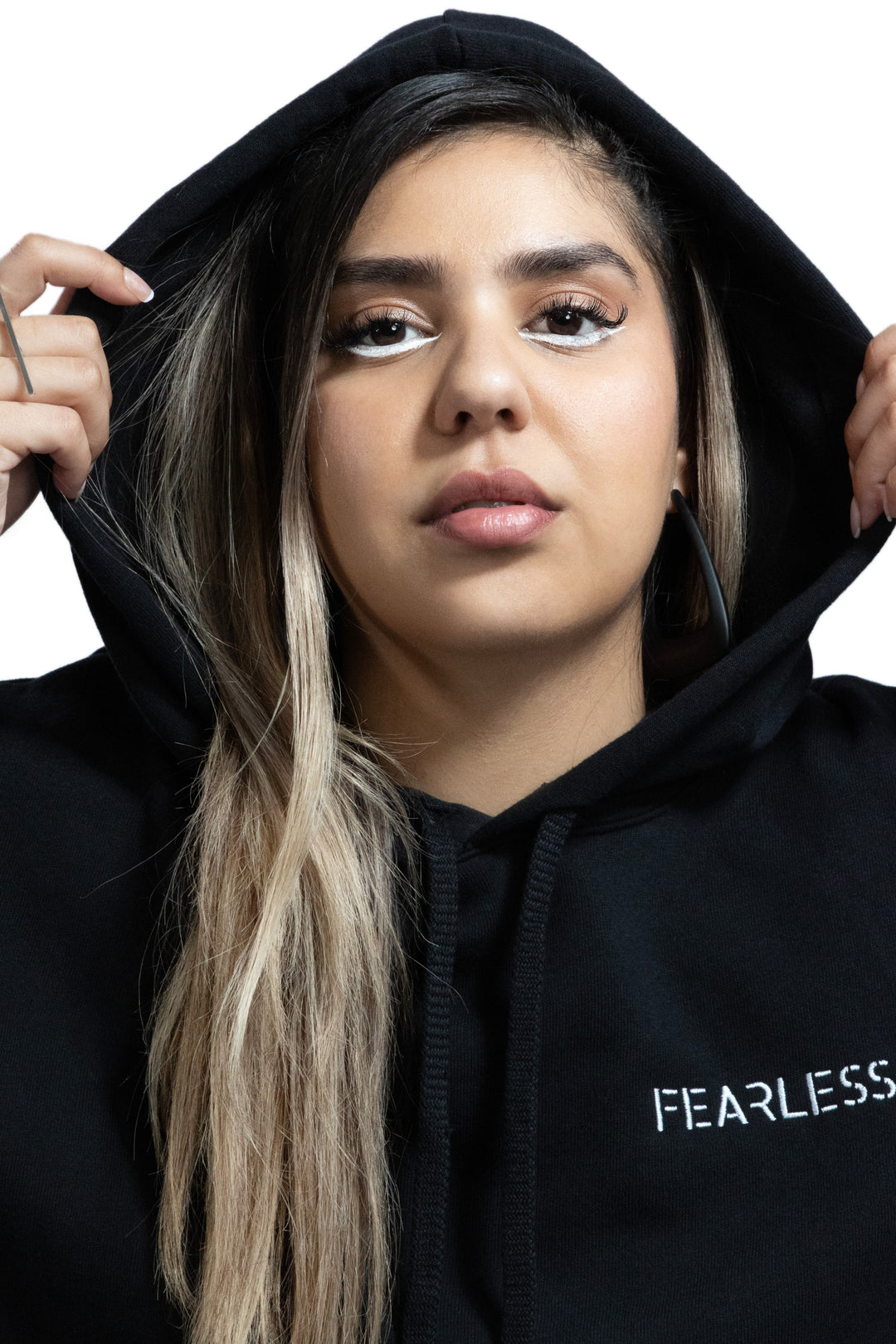Sweat FEARLESS noir femme – Style audacieux et décontracté
