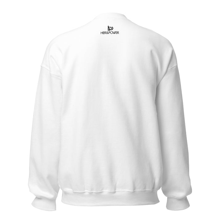 Sweat blanc femme QUEEN – Design inspirant pour les femmes leaders