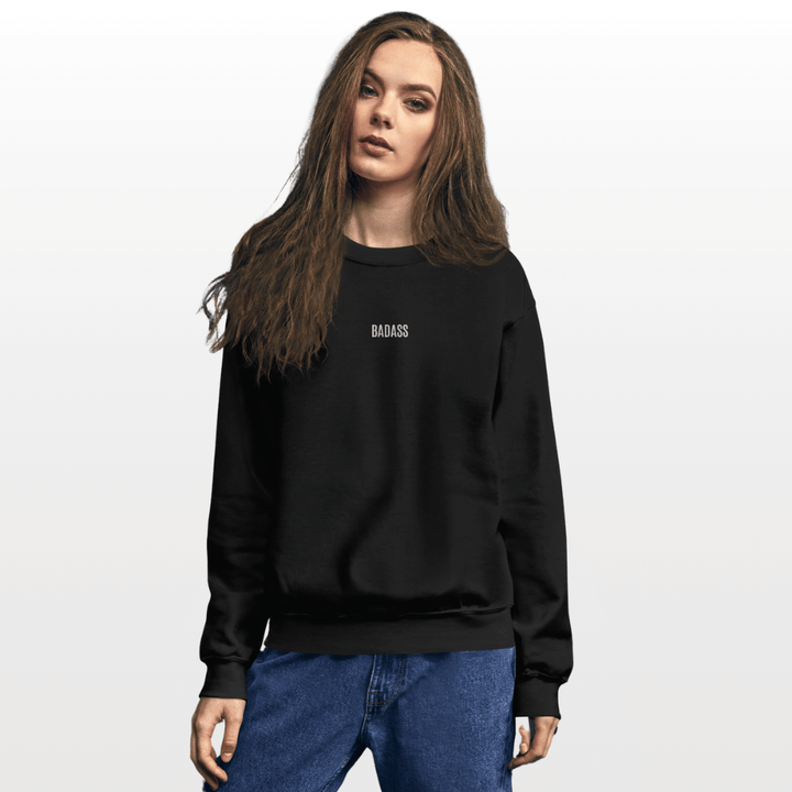 Sweat noir femme BADASS – Confort et style au quotidien