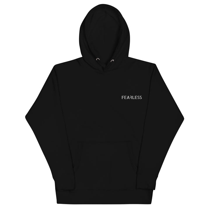 Sweat noir femme brodé FEARLESS – Confort et style