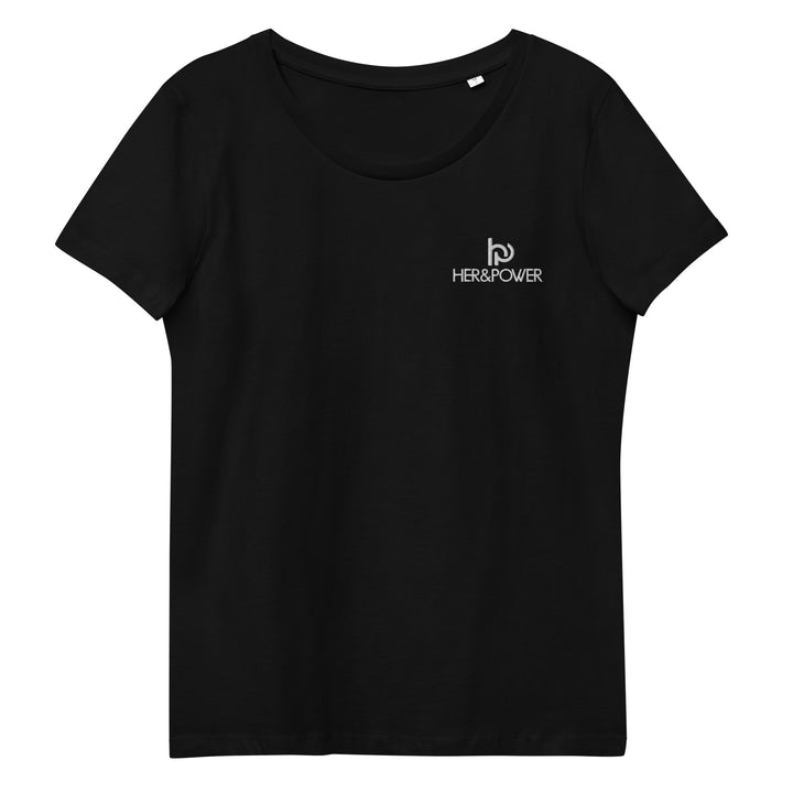 T-shirt noir femme brodé HER&POWER