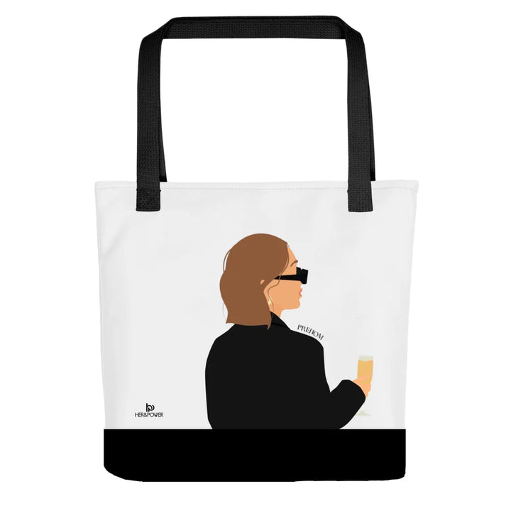 Tote bag personnalisé Avatar BOSS avec prénom et coupe de cheveux